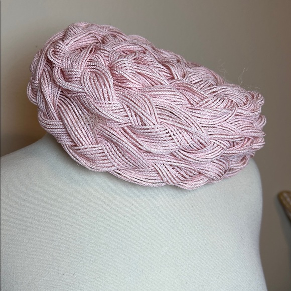 Vintage 1950-60s mid century Pinehurst New York Candy Pink Braided Pill Hat - Picture 3 of 13